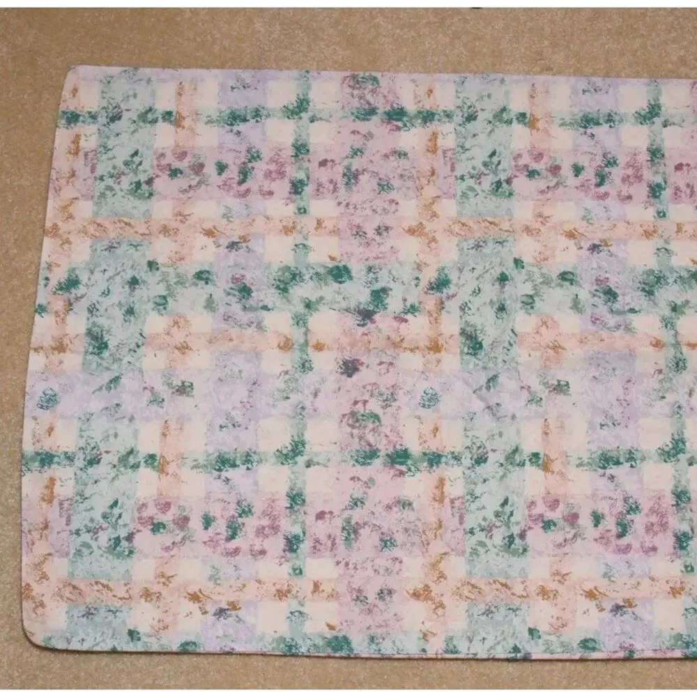 Cannon Mills Pillowcase Beige Multicolor Abstract Standard Size Cotton Blend